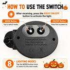 🎃 Pumpkin Solar Stake Lights 4PCS – Halloween Outdoor Yard Decor