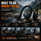 👂8MP Smart Camera Open-Ear Headset – EIS Video, AI Assistance & 12H Battery
