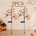 🎃 Pumpkin Solar Stake Lights 4PCS – Halloween Outdoor Yard Decor