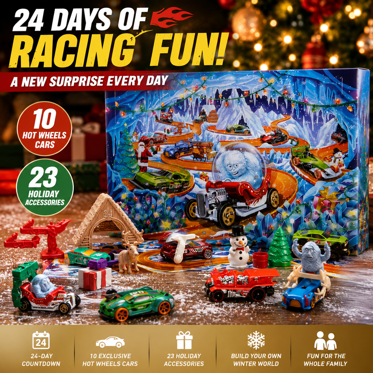 🎄2026 Holiday Advent Calendar – 24 Days of Racing Surprises & Christmas Fun🚗