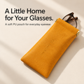 👓 Squeeze-Top Glasses Pouch – Soft, Slim & Ready to Go