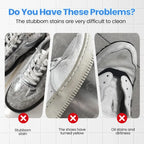 🔥 Limited-Time 49% OFF👟White Shoe Cleaning Cream | Waterless Stain Remover with Sponge