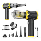 🚗 4-in-1 Cordless Car Vacuum & Air Duster – 120000RPM Turbo, 20,000Pa Powerful Suction, USB-C Rechargeable Portable Cleaner