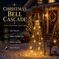 🎄 Christmas Bell Cascade Solar Lights✨ Create a Magical Holiday Glow