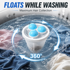 🐾 3-Pack  Floating Pet Hair Laundry Filter Bags | Reusable Lint Catche