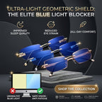 🔥 Intelligent Auto-Focus Zoom Glasses👓 - Blue Light Blocking & Anti-Eye Strain Rimless Eyewear