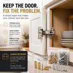 🔩 Door Hinge Thread Repair Kit – Fix Stripped Screw Holes & Loose Cabinet Hinges