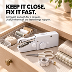 🧵 Handheld Mini Sewing Machine – Quick & Easy Fabric Repair Tool