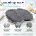 🦶 Silicone Foot Scrubber Mat – Clean & Massage Without Bending