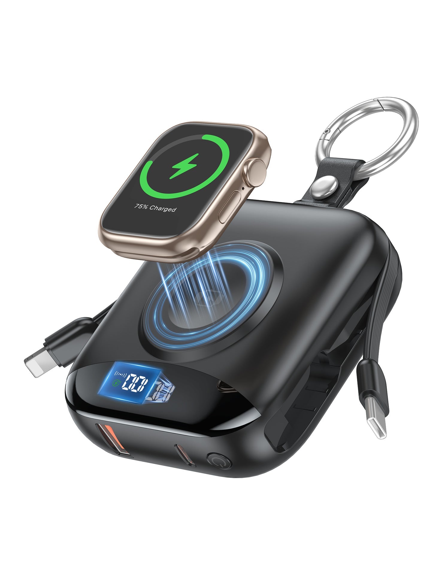 🔋 50% OFF | 10,000mAh 3-In-1 Magnetic Power Bank – Charge Phone, Watch & Earbuds Anywhere