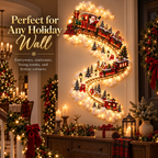 ✨ Christmas Wall Magic Lighted Decoration – Warm Glowing Holiday Wall Display