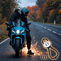 Motorcycle Shoe Spark Accessory for Night Rides