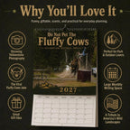 'Do Not Pet The Fluffy Cows' 🏞️ Bison Yellowstone National Park 2027 Wall Calendar