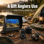 🎣 4.3" HD Underwater Fishing Camera – Live View Fish Finder for Lake, Boat & Ice Fishing