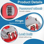 Never Get Locked Out Again 🔐 | 4-Digit Wall-Mounted Key Lock Box