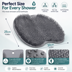 🦶 Silicone Foot Scrubber Mat – Clean & Massage Without Bending