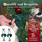 Reusable Banister Garland Ties – No-Scratch Christmas Decor Straps