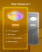 FULEN Waterproof Motion Sensor Shower Light