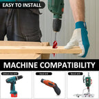 🔥 8-Piece Self-Tapping Wood Boring Drill Bit Set – Fast, Clean & Precise Drilling