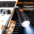 Extendable Magnetic Pickup Tool with LED Light – Telescoping Grabber for Hard-to-Reach Places