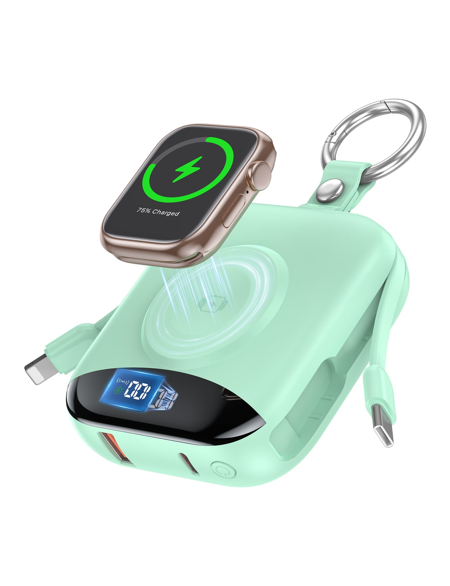 🔋 50% OFF | 10,000mAh 3-In-1 Magnetic Power Bank – Charge Phone, Watch & Earbuds Anywhere