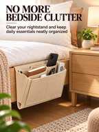 🔥 50% OFF Bedside Hanging Organizer – Keep Essentials Within Reach