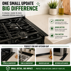 ✨ Adjustable Stove Gap Cover – Keep Crumbs & Grease Out