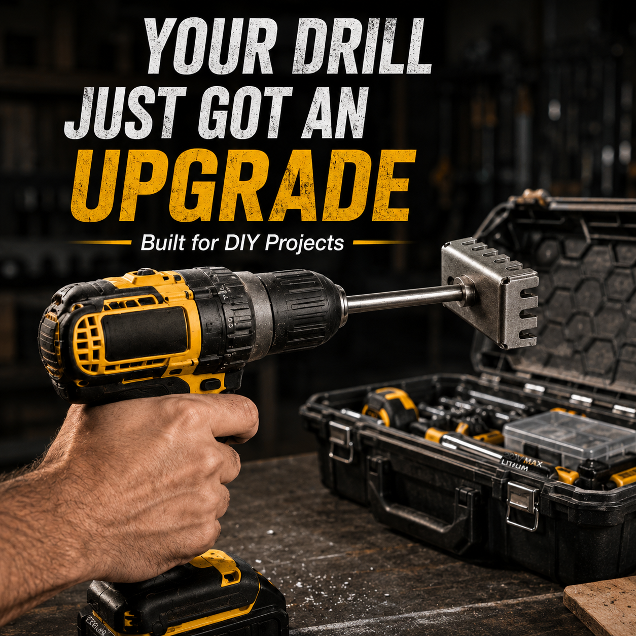 ⚡ 2 PCS Drill Wall Cutter Attachment – Turn Your Drill Into A Professional Wall Cutting Tool