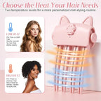Wireless Heated Volumizing Root Lift Clip - Salon Crown Volume Styling Tool for Fine Flat Hair