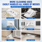 ✨ Slim Flat Floor Mop – 360° Flexible Wet & Dry Cleaning