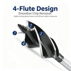 🔥 8-Piece Self-Tapping Wood Boring Drill Bit Set – Fast, Clean & Precise Drilling
