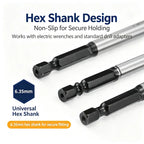 🔥 8-Piece Self-Tapping Wood Boring Drill Bit Set – Fast, Clean & Precise Drilling