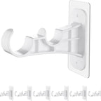 🏡 No-Drill Double Curtain Rod Brackets – Self-Adhesive 4-Pack