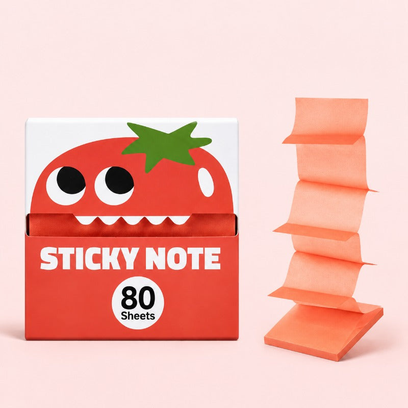 Transparent Pull-Out Glitter Sticky Notes