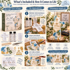 ✝️ Psalms of Comfort & Strength Resin Cross DIY Kit