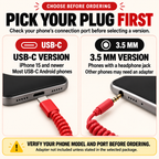 ☎️ Retro Wired Phone Handset for Smartphones