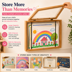 ❤️ Little Artist Memory Frame – Easy-Open Magnetic Display Frame To Showcase Kids' Artwork