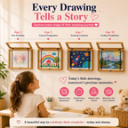 ❤️ Little Artist Memory Frame – Easy-Open Magnetic Display Frame To Showcase Kids' Artwork
