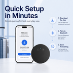 AI Language Translator Device – Real-Time Two-Way Voice Translator with Multi-Language Support