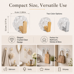 10PCS Modern Hexagon Adhesive Hooks