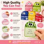 🌈 Cute Character Sticky Notes （Pack of six）– Kawaii Memo Pads For Study, Journaling & Planning（6 PCS）