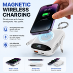 🔥 LAST DAY 50% OFF-🔋 10,000mAh 3-in-1 Magnetic Power Bank with Built-In Cables