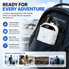 🔋 Multi-Device Travel Power Bank with Built-In Cables & Watch Charger