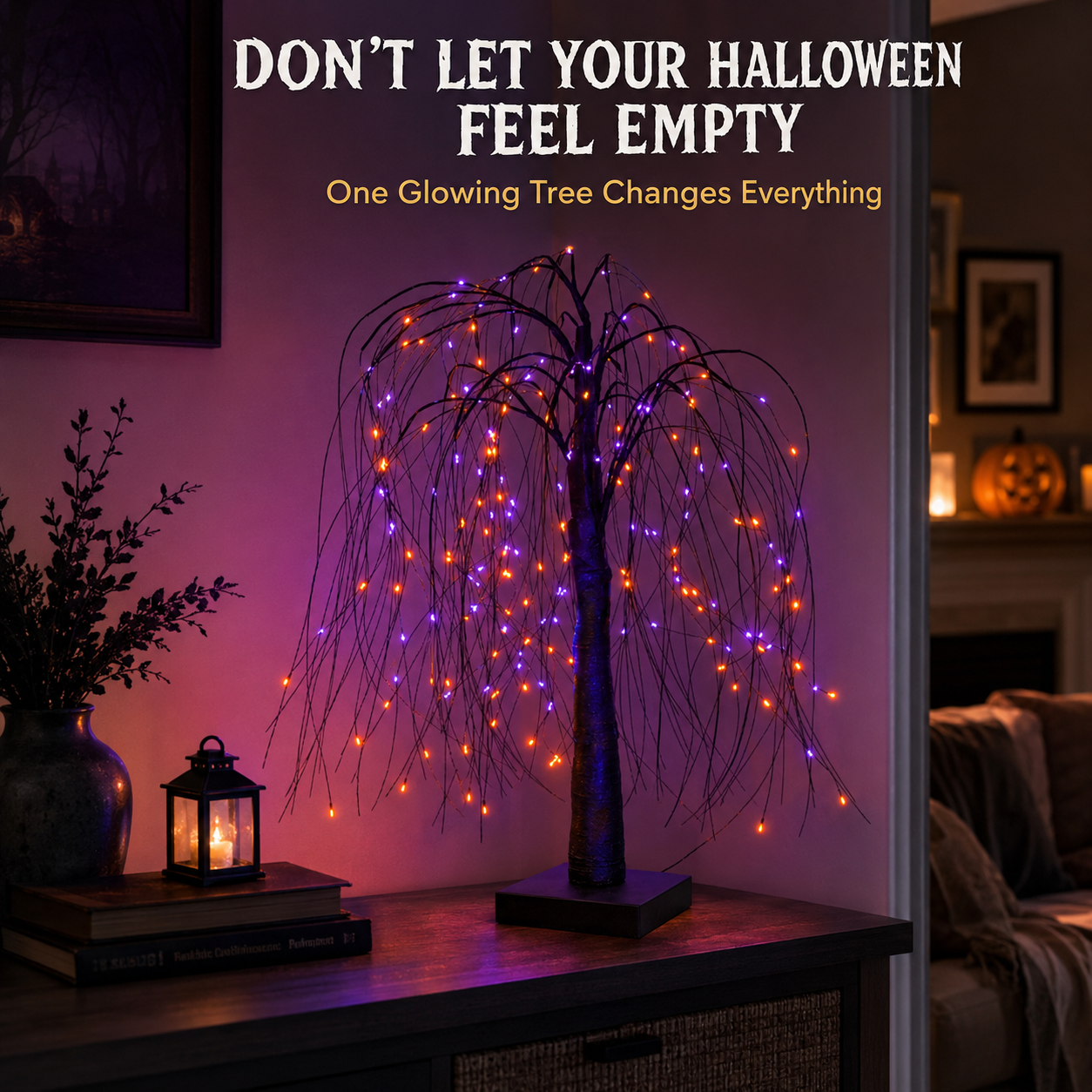 🔥 LAST DAY 50% OFF-🎃 Halloween LED Weeping Willow Tree