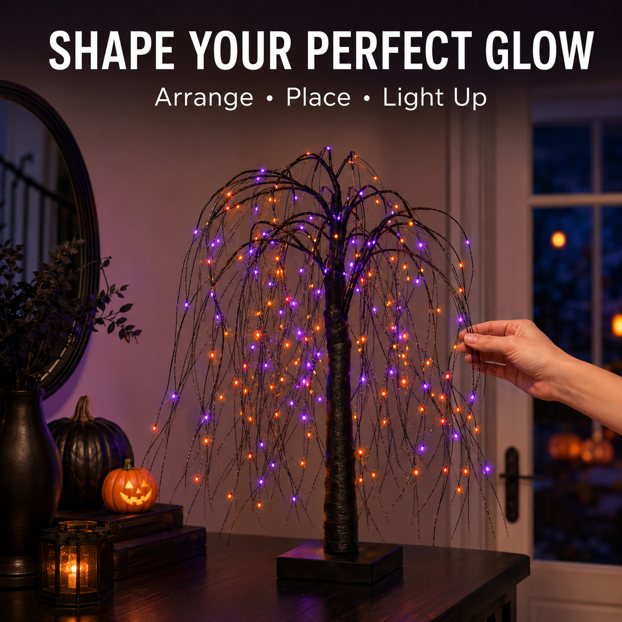 🔥 LAST DAY 50% OFF-🎃 Halloween LED Weeping Willow Tree