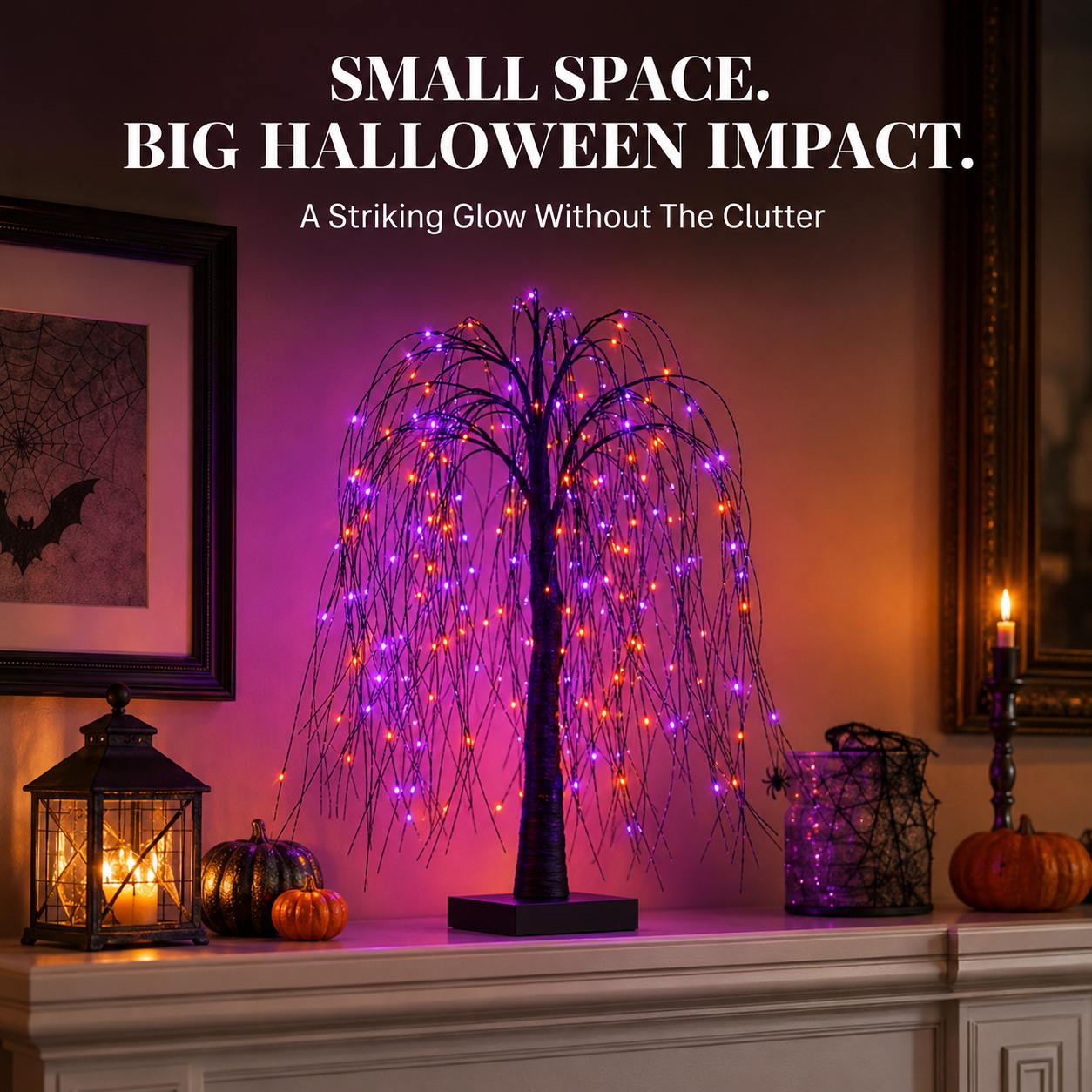 🔥 LAST DAY 50% OFF-🎃 Halloween LED Weeping Willow Tree