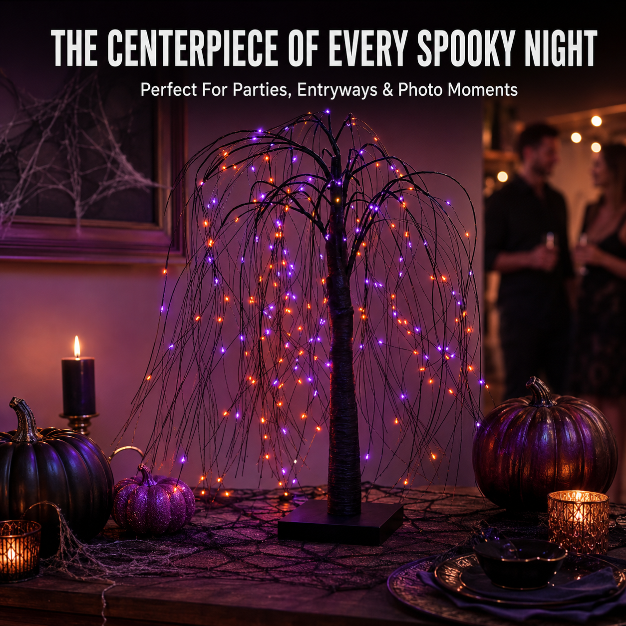 🔥 LAST DAY 50% OFF-🎃 Halloween LED Weeping Willow Tree