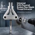 🛠️Broken Pipe Thread Extractor, Universal 1/2" 3/4" 1" Pipe Nipple Remover