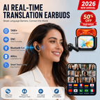 2026 New Bluetooth Wireless Noise-Canceling Translation Earbuds
