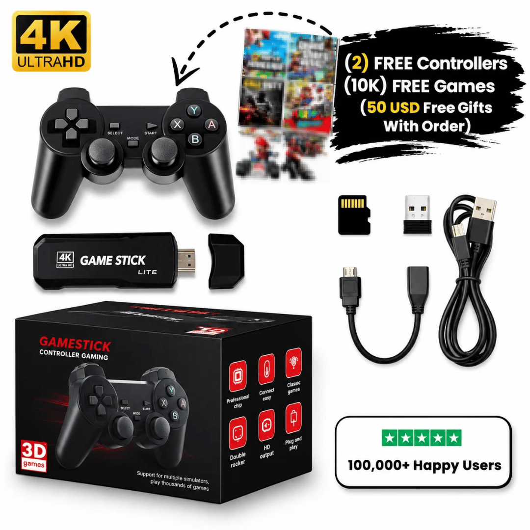 Retro Video Game Console 4K High-Definition Output
